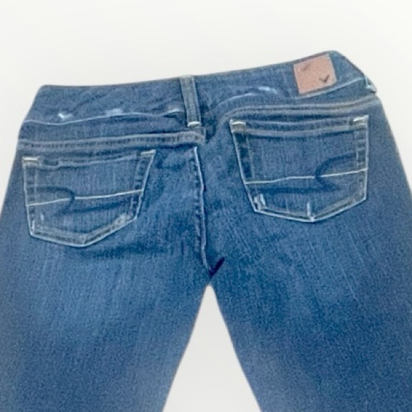 American Eagle Low Rise Crop Jeans Denim - Picture 7 of 16